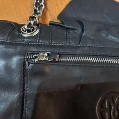 MODALU モダルー フリル レザー チェーン ハンドバッグ ショルダーバッグの画像