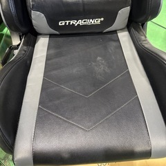 ゲーミングチェアー　座椅子　黒　グレーの画像