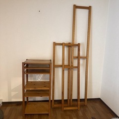 北欧システム家具　ルンディアの棚　と部材
の画像