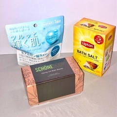 《新品、人気商品》入浴剤 3種セット　リプトン ティーバッグ型バスソルトなど　の画像