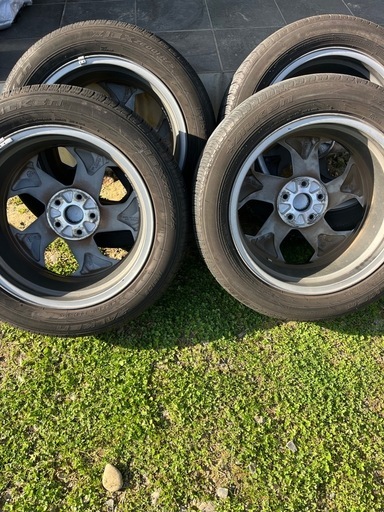 美品】フォレスターSK純正 18インチ タイヤホイール4本セット 225/55R18 FALKEN ZIEX 残溝あり