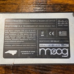 Moog MF Delay Minifoogerの画像