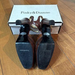 Pinky & Dianne ブラウン ハイヒール・パンプスの画像