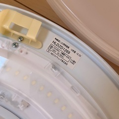 NEC リモコン付き　LEDシーリングライトの画像