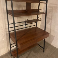 ニッセン　ワーキングデスク　システムデスク　棚付き机の画像