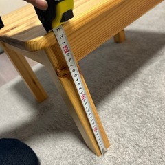 無印良品　折りたたみ木のテーブルの画像
