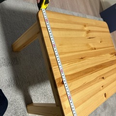 無印良品　折りたたみ木のテーブルの画像