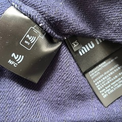 新品未使用品【定価27万円】miumiu25AWストライプジップポロシャツ正規品の画像