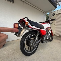 cb250t国内エンジン　キック付きの画像