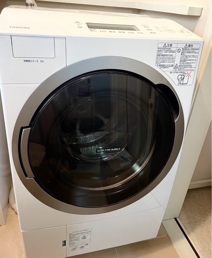 東芝 ドラム式洗濯乾燥機 11kg / 乾燥7kg TW-117V6L 動作良好