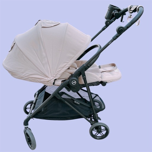 【美品✨】cybex サイベックス  メリオカーボン 新生児クッション・ベビーカー用蚊帳・冷却クッション付き‼️