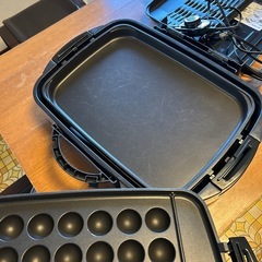 ホットプレート（たこ焼き機付き）の画像