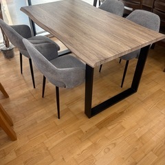 ジモティー特別価格🉐 N1343★ダイニング5点セット★ダイニング★テーブル★★幅1400mm の画像