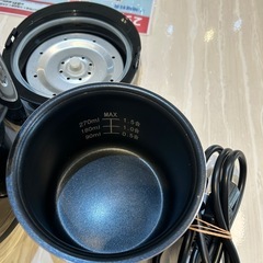 【山善炊飯器】【1.5合炊き】2023年製★クリーニング済み/6ヶ月保証付き【管理番号0320】五の画像