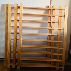 木製フェンスベビーサークルの画像