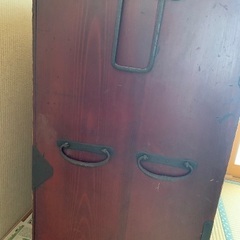 明治期 時代箪笥 和箪笥 重厚金具 古家具 骨董 アンティーク 引取限定の画像
