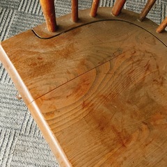 【取引中】飛騨産業 木製 レトロ 昭和 アンティーク ロッキングチェアの画像