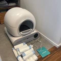 自動猫トイレ🐈スマホ連動／掃除ほぼ不要！美品 定価:27,000円の画像