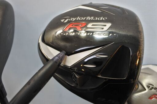 【KSD/A/00】テーラーメイド　ウッド４本セット①　R9　Max　ドライバー　②R9 supermax ドライバー　③R9 super deep　ドライバー　ソール小さな凹みあり　④　R9 max Ti7　番フェアウェイウッド 引取りの早い方より対応　