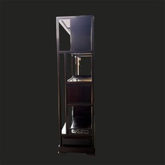 和風 飾り棚 茶箪笥 茶棚 違い棚 和家具 木製 彫刻 収納棚 飾棚 サイドボード キャビネット 床の間 和室 茶道具 茶器 民芸家具 和モダン 昭和レトロ 古民家 インテリアの画像