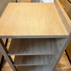 無印良品　木製ワゴン(カップボード付属商品)
の画像