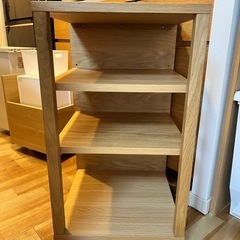 無印良品　木製ワゴン(カップボード付属商品)
の画像