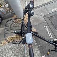 折りたたみ電動アシスト自転車の画像