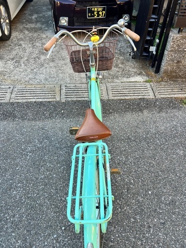 自転車26インチPink-LATTE