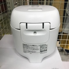 ジャングルジャングル貝塚店　炊飯器　ヤマゼン　2022年製　白　ホワイト　マイコン式　3合　パン機能　低温調理　炊き分けメニュー　クリーニングモード　中古　貝塚市　二色浜の画像