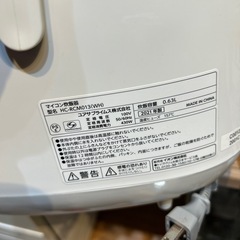 【ユアサプライムス炊飯器】【3合炊き】2021年製★クリーニング済み/6ヶ月保証付き【管理番号0315】野の画像