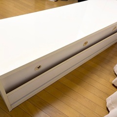 収納スペース付きテレビ台の画像