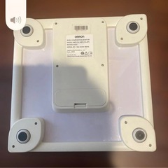 オムロン 体重 体組成計 ホワイト HBF-214-W  電池付きの画像
