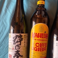 お酒の空瓶 まとめての画像