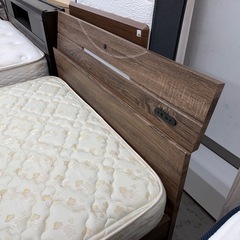 【愛品館 江戸川店 】 SIMMONS シンプルフレーム セミダブルベッド （シモンズ）の画像