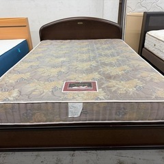 【愛品館 江戸川店 】 SIMMONS 引き出し付き ダブルベッド （シモンズ）の画像