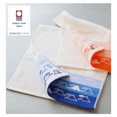 【新品・木箱入】今治タオル 富士山柄 4枚セット（バスタオル等） の画像