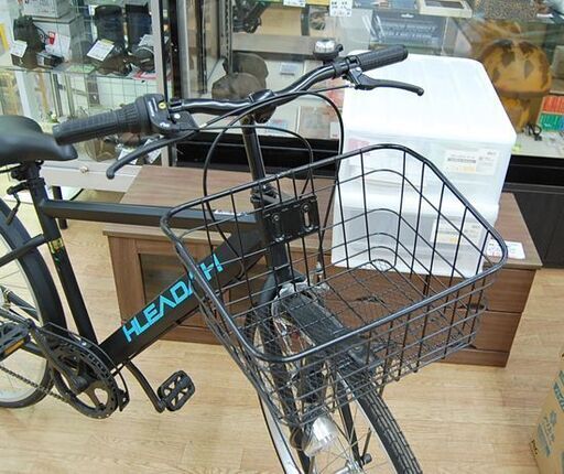 【商談中】 自転車 27インチ シティサイクル 6段切替 ブラック HLEADAH 通勤 通学に  札幌市 清田区 平岡