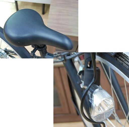 【商談中】 自転車 27インチ シティサイクル 6段切替 ブラック HLEADAH 通勤 通学に  札幌市 清田区 平岡