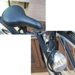 自転車 27インチ シティサイクル 6段切替 ブラック HLEADAH 通勤 通学に  札幌市 清田区 平岡の画像