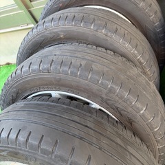 夏タイヤ 155/65/R14ホイールタイヤセットの画像