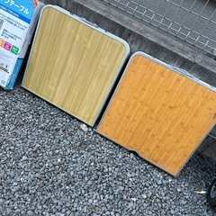 【引受者様決定しました】アウトドア　テーブル　2個セットの画像