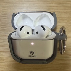 AirPods4アクティブノイズキャンセリングとiFace専用ケースのセットの画像