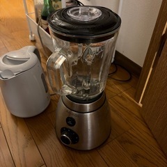 Acasas ミキサー A-1200 500W 5段階変速 ガラスボトル 大容量1500ml 氷対応の画像