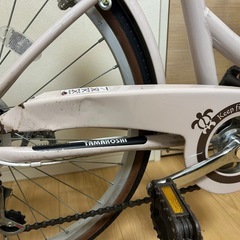 変速自転車　　女の子　　22インチの画像