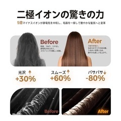 新品未使用❣️ ドライヤー 大風量 ヘアドライヤー コンパクト メモリー機能付きの画像