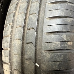 夏タイヤ155/65R13  バリ目アルミホイール付4本セットの画像