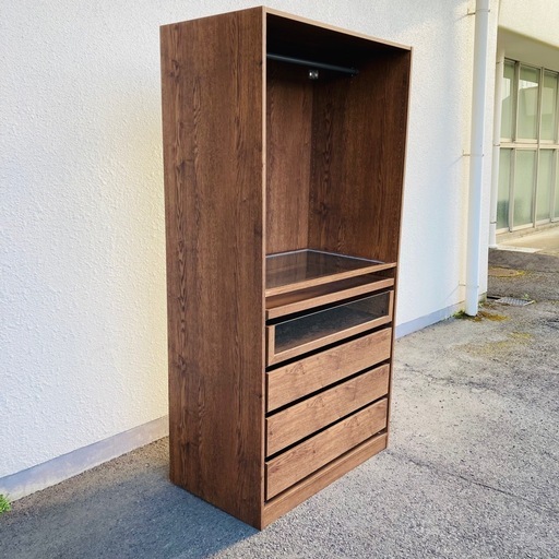 IKEA イケア　マルチハンガーラック ワードロープ　衣類収納　吊るす収納　ハンガーパイプ付きチェスト