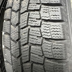 スタッドレスタイヤ155/65R14アルミホイール付4本セットの画像