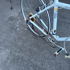 【決まりました】クロスバイク白の画像