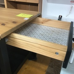 ジャングルジャングル貝塚店　バタフライテーブル　机　木　木目　引き出し　家具　便利　オシャレ　中古　貝塚市　二色浜の画像